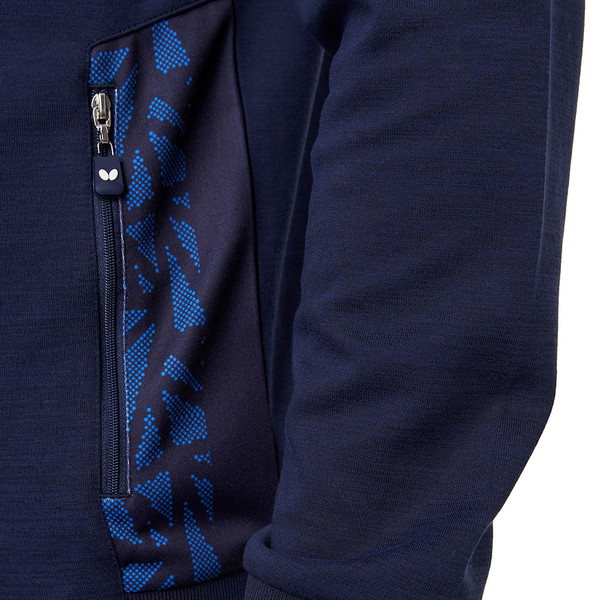 Higo Tracksuit Jacket: Blue, Zipper Pocket